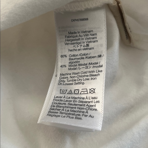 Madewell White Blouse with Rolled Sleeves - Picture 4 of 4